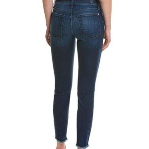 7 For All Mankind Mid Rise Ankle Skinny Jean